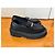Mocassini Karl Lagerfeld in pelle nera con suola chunky Nero - vista 4