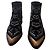 Zadig & Voltaire Botines Tyler de ante negro Dorado