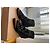Zadig & Voltaire Botines Tyler de ante negro Dorado - vista 4