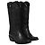 Steve Madden Botas Vaqueras de Cuero Negro