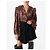 Blusa de seda IRO Paris ZARFI Estampado Ikat Negro Roja - vista 3