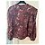 Blusa de seda IRO Paris ZARFI Estampado Ikat Negro Roja - vista 7