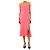 Reformation Pink Crimini Midikleid - Größe UK 6