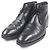 Autre Marque Carmina Leder Chukka Boots Schwarz