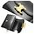 Céline Celine Triomphe Small Flap Wallet Shiny Calfskin Wallet Black  - view 3