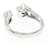 Autre Marque Bague Ponte Vecchio en Or Au750 et Diamants Argenté - vue 3