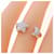 Autre Marque Bague Ponte Vecchio en Or Au750 et Diamants Argenté - vue 5