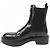 Botas de piel de becerro cepillado Prada Negro - vista 2