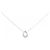 Autre Marque Collana di Diamanti Pt900 Pt850 Argento