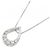 Autre Marque Collana di Diamanti Pt900 Pt850 Argento - vista 3