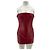 Autre Marque Vestido bustier burdeos