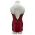 Autre Marque Vestido bustier burdeos - vista 2