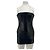 Autre Marque Abito bustier in pelle nero CEREN OCAK
