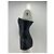 Autre Marque Abito bustier in pelle nero CEREN OCAK - vista 4