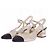 Sandali Slingback Chanel Oro Pelle 39.5 D'oro