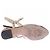Sandali Slingback Chanel Oro Pelle 39.5 D'oro - vista 7