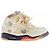Autre Marque Nike x Off White Air Jordan 5 Sneaker Weiß Leder - Ansicht 3