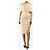 Khaite Cream Aerica Off-Shoulder Drapiertes Minikleid - Größe L Roh - Ansicht 3