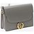 Gucci Borsa anello GG torchon in pelle grigia Grigio - vista 3
