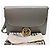 Gucci Borsa anello GG torchon in pelle grigia Grigio - vista 7