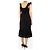 Ba&Sh Vestido midi de bordado negro - talla M - vista 2