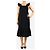 Ba&Sh Vestido midi de bordado negro - talla M - vista 3