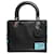 Borsa Lady Dior 2015 floreale nera e blu Nero