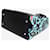 Borsa Lady Dior 2015 floreale nera e blu Nero - vista 5