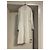 Louis Féraud Camicia Lunga in Cotone Bianco a Righe Blu - vista 2