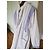 Louis Féraud Camicia Lunga in Cotone Bianco a Righe Blu - vista 3