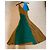Diane Von Furstenberg Vestido Maxi de Seda com Bolinhas Marrom Azul Verde - vista 6