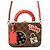 Borsa Louis Vuitton Damier Ebene Marrone Rosso