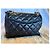 Chanel Classic Flap Borsa in Pelle Trapuntata Nera Nero - vista 3