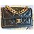 Chanel Classic Flap Borsa in Pelle Trapuntata Nera Nero - vista 6
