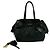 Mini borsa tote in vernice nera Prada Nero