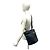 Loewe Vintage Anton Lederschultertasche Schwarz - Ansicht 2
