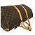 Louis Vuitton Keepall 45 Monogram Leather Boston Bag Marrone - vista 4