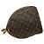 Louis Vuitton Keepall 45 Monogram Leather Boston Bag Marrone - vista 5
