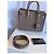Saint Laurent Sac de Jour Borsa in Pelle - Grigia Grigio - vista 14