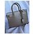 Saint Laurent Sac de Jour Borsa in Pelle - Grigia Grigio - vista 4