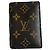 Louis Vuitton Monogram Card Holder Brown