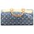 Borsa Louis Vuitton Monogram Denim Neo Speedy Blu - vista 3