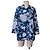 Autre Marque Le Sarte Pettegole Camicia Stampa Floreale Blu Bianco