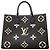 Borsa Tote Louis Vuitton Monogram Empreinte Bicolor OnTheGo MM Nero Beige - vista 11
