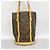 Borsa Tote Louis Vuitton Monogram Bucket GM Marrone - vista 10