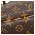 Borsa Louis Vuitton Monogram Deauville Marrone - vista 10