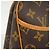 Borsa Louis Vuitton Monogram Deauville Marrone - vista 7
