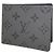 Portafoglio Slender Louis Vuitton Monogram Eclipse Reverse Marrone