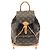Zaino Louis Vuitton Monogram Montsouris PM Marrone