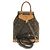 Zaino Louis Vuitton Monogram Montsouris PM Marrone - vista 2